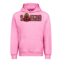 Fuchsia Pink Suegro Our Lady Of Guadalupe Urban Hoodie - Jasminsmagicworld