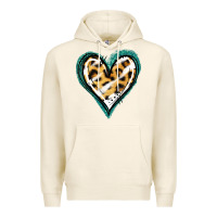 Tofu Glitter Leopard Heart Premium Hoodie - Jasminsmagicworld