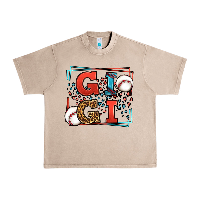Baseball Gigi Leopard Frame Urban Heavy Tee by LillyAllenDesigns | Teevron