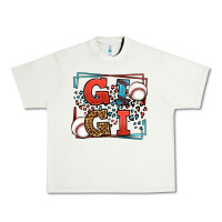 Pistachio Baseball gigi leopard frame Urban Heavy Tee - LillyAllenDesigns