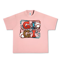 Salmon Baseball gigi leopard frame Urban Heavy Tee - LillyAllenDesigns