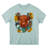 Arona western leopard cowhide cow horseshoe Heavy Core Tee - OliviaCreatesArt