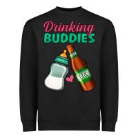 Black Drinking Buddies Heavyweight Sweatshirt - Jasminsmagicworld