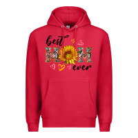 Cardinal best mom ever with sunflower Premium Hoodie - Artiststas