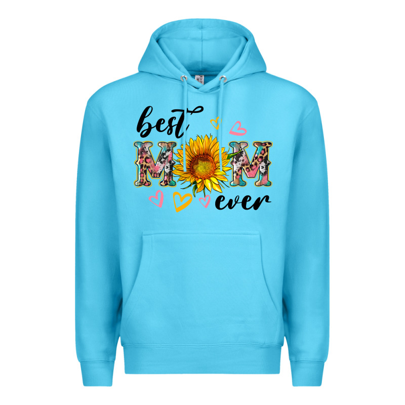 Best Mom Ever With Sunflower Premium Hoodie by Artiststas | Teevron