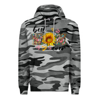 Slate Camo best mom ever with sunflower Premium Hoodie - Artiststas