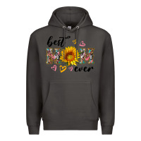 Smoke best mom ever with sunflower Premium Hoodie - Artiststas