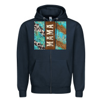 Navy western mama Zipper Hoodie - Jasminsmagicworld