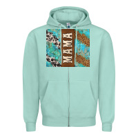 Seafoam western mama Zipper Hoodie - Jasminsmagicworld