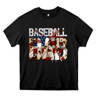 Black baseball dad Heavy Core Tee - Jasminsmagicworld