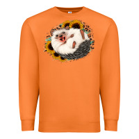 Carrot happy hedgehog sunflower leopard Premium Sweatshirt - Jasminsmagicworld