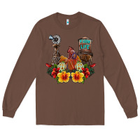 Chestnut farm life rooster Long Sleeve Tee - SublimationCraftShop