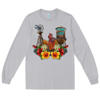 Moon Dust farm life rooster Long Sleeve Tee - SublimationCraftShop