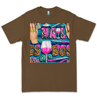 Nail Boss Money Hand And Wine With Gemstone Leopard And Zebra Seamless Premium Tee | Teevron