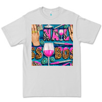 Dove Grey nail boss money hand and wine with gemstone leopard and zebra seamless Premium Tee - BundleAndBundleShop