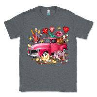 Valentine's Day Truck Farm Animals Classic Tee | Teevron