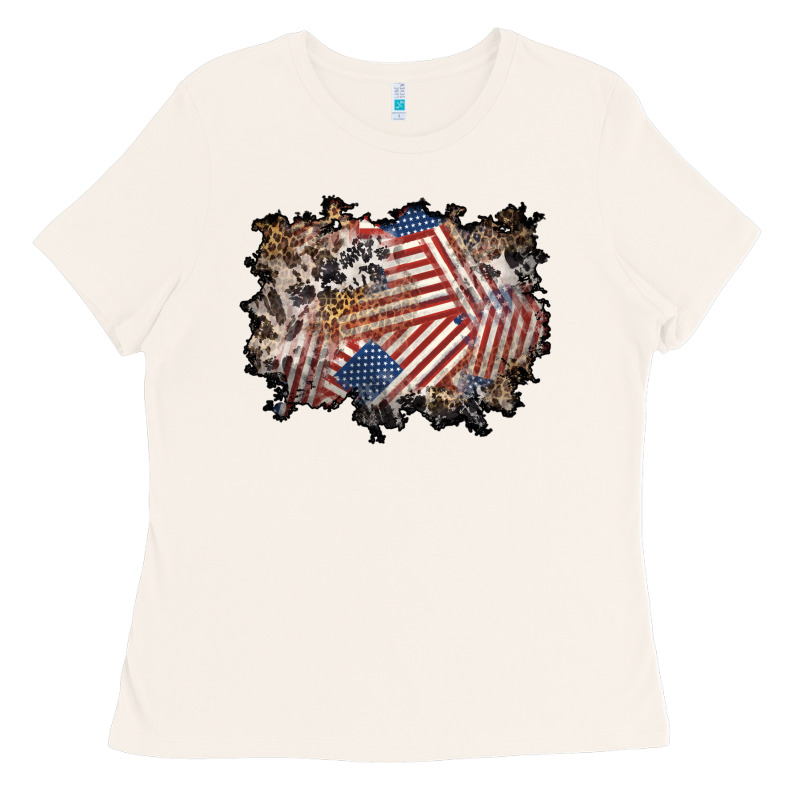 4th Of July Background Ladies Tee by BundleAndBundleShop | Teevron