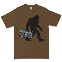 Cacao bigfoot beatbox boom box retro   bigfoot boom box Premium Tee - DesigneFamous