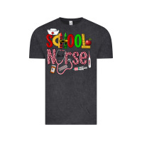 Vintage Black School Nurse Vintage Tee - LillyAllenDesigns
