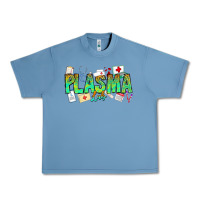Pebble Blue plasma lab Urban Heavy Tee - CowhideDigitalArt