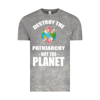 Cloud Rock Destroy the patriarchy not the planet Vintage Tee - Bettercallsaul