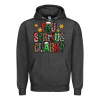 Charcoal Heather you serious clark Christmas vacation Zipper Hoodie - Jasminsmagicworld