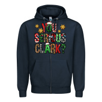 Navy you serious clark Christmas vacation Zipper Hoodie - Jasminsmagicworld