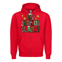 Red you serious clark Christmas vacation Zipper Hoodie - Jasminsmagicworld