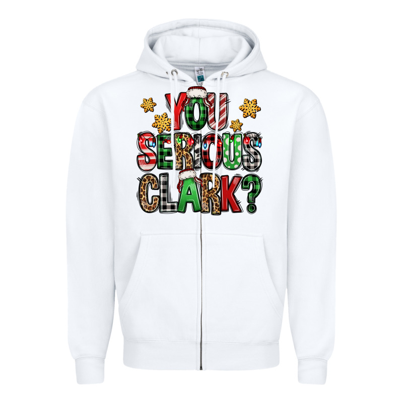 You Serious Clark Christmas Vacation Zipper Hoodie by Jasminsmagicworld | Teevron