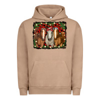 Pigment Burro Christmas horses Urban Hoodie - RanaPortraitStore