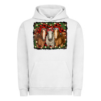 Pigment Lunar Rock Christmas horses Urban Hoodie - RanaPortraitStore