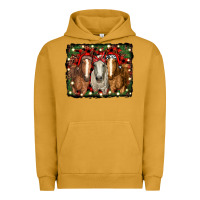 Pigment Peanut Butter Christmas horses Urban Hoodie - RanaPortraitStore