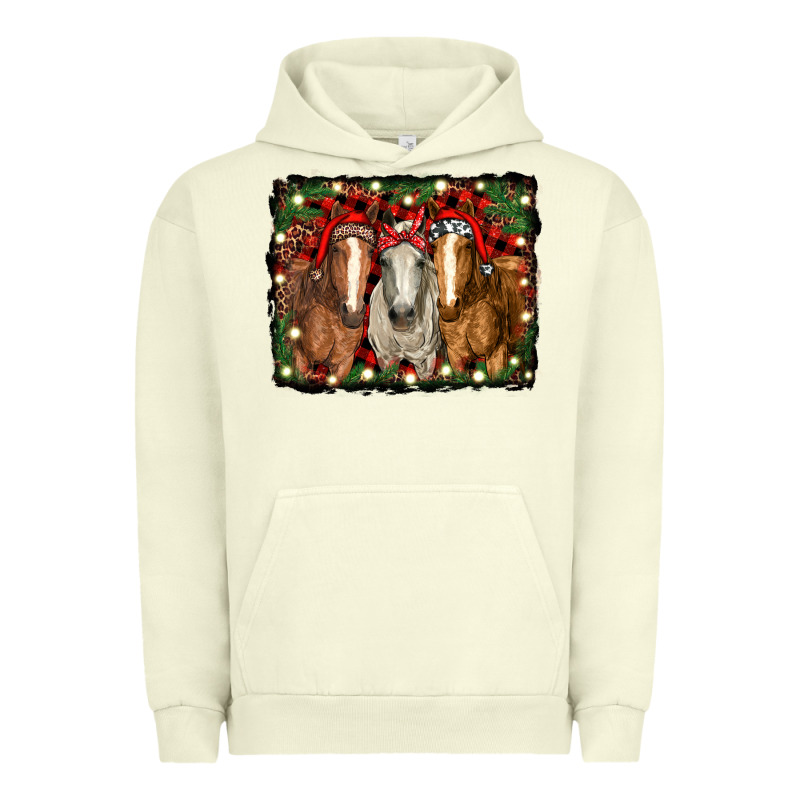 Christmas Horses Urban Hoodie by RanaPortraitStore | Teevron