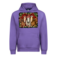 Tulip Christmas horses Urban Hoodie - RanaPortraitStore