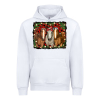 White Christmas horses Urban Hoodie - RanaPortraitStore
