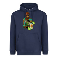 Navy tequila bottle Heavyweight Hoodie - Jasminsmagicworld