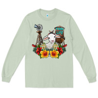 Matcha farm life sheep Long Sleeve Tee - SublimationCraftShop