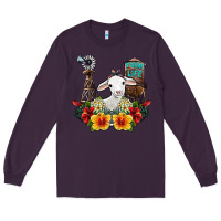Plum farm life sheep Long Sleeve Tee - SublimationCraftShop