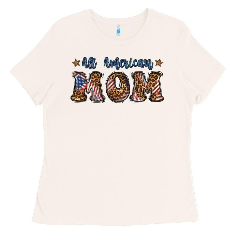 All American Mom Ladies Tee by BundleAndBundleShop | Teevron