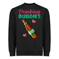 Black Drinking Buddies Heavyweight Sweatshirt - Jasminsmagicworld
