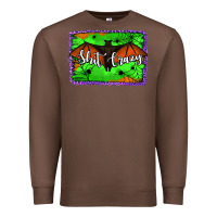 Chestnut bat shit crazy with background Premium Sweatshirt - Jasminsmagicworld