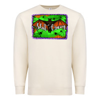 Sandshell bat shit crazy with background Premium Sweatshirt - Jasminsmagicworld