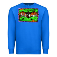 True Royal bat shit crazy with background Premium Sweatshirt - Jasminsmagicworld