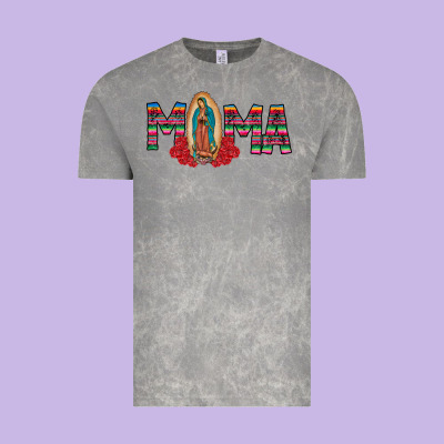 Mama Our Lady Vintage Tee Designed By Cowhidedigitalart