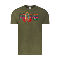 Vintage Olive Mama Our Lady Vintage Tee - CowhideDigitalArt