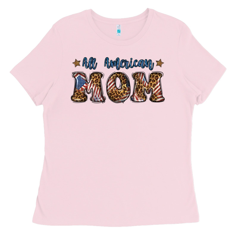 All American Mom Ladies Tee by BundleAndBundleShop | Teevron