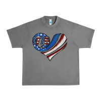 Tornado american flag heart Urban Heavy Tee - Jasminsmagicworld