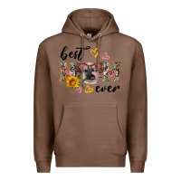 Chestnut best mom ever with cow Premium Hoodie - Artiststas