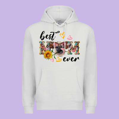 Best Mom Ever With Cow Premium Hoodie Designed By Artiststas