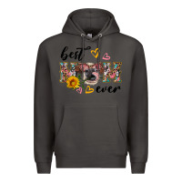 Smoke best mom ever with cow Premium Hoodie - Artiststas